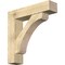 Ekena Millwork Legacy Block Rough Sawn Bracket w/ Offset Brace, Douglas Fir, 8"W x 34"D x 34"H BKT0806X34X34LEC05RDF - alternate 1